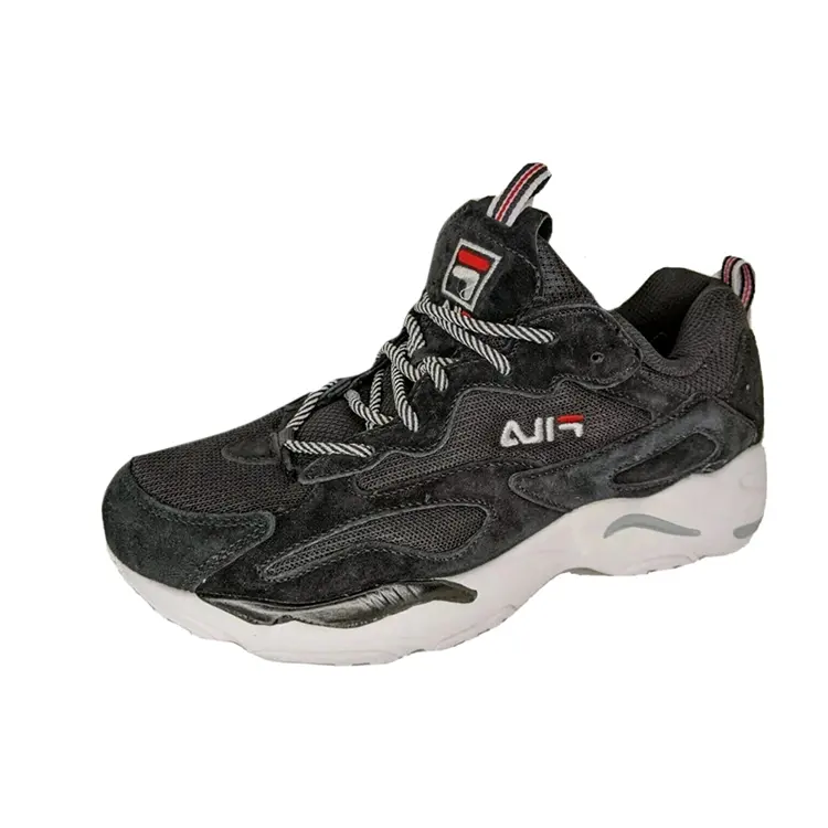 FILA Ray Tracer Abrasion Resistant Breathable Abrasion Resistant Breathable Low top Running Shoes Women's Black