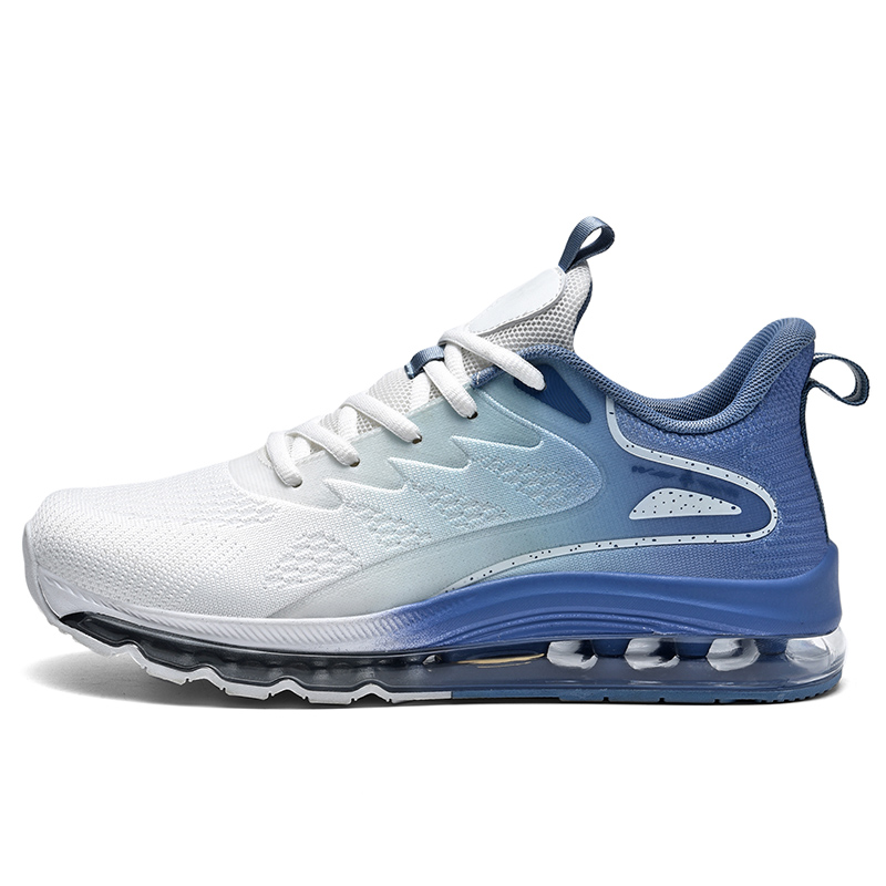 BIANSULONG Running Shoes Men’s Low Top White Blue