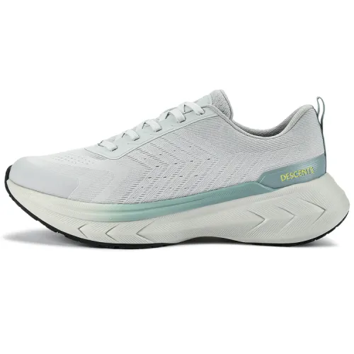 DESCENTE RUNNING Slip Resistant Abrasion Resistant Low top Running Shoes Men's Light Gray