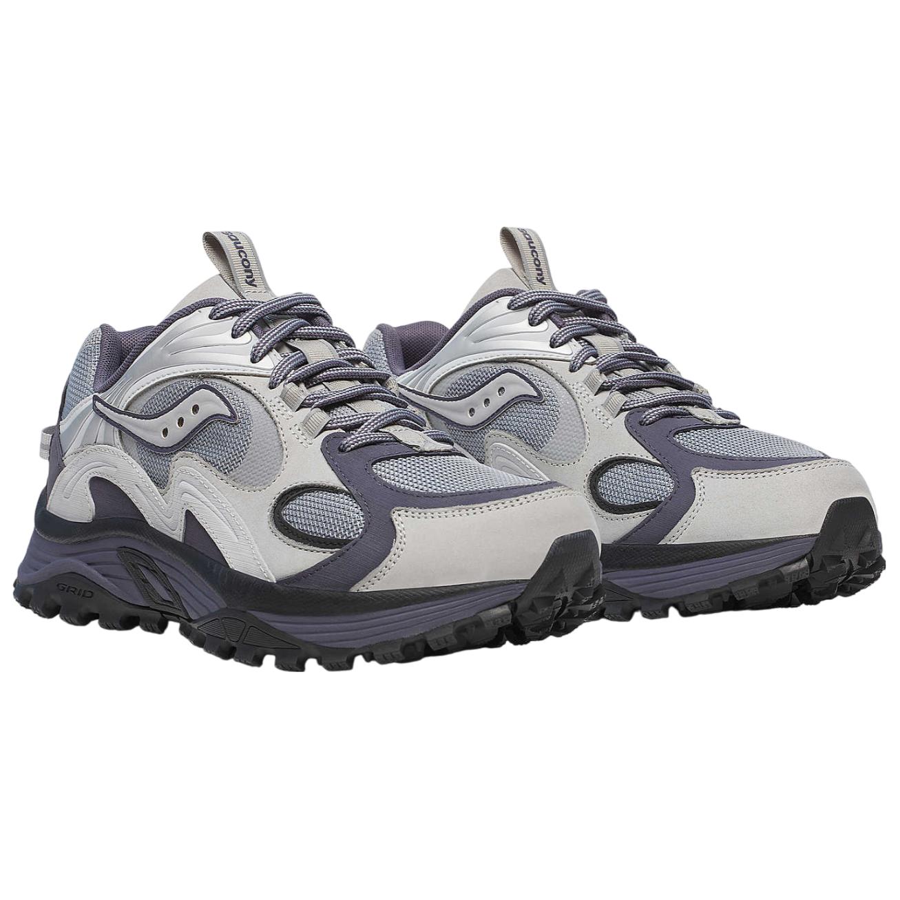 Saucony Grid Aura X Grey Pack Grey Silver