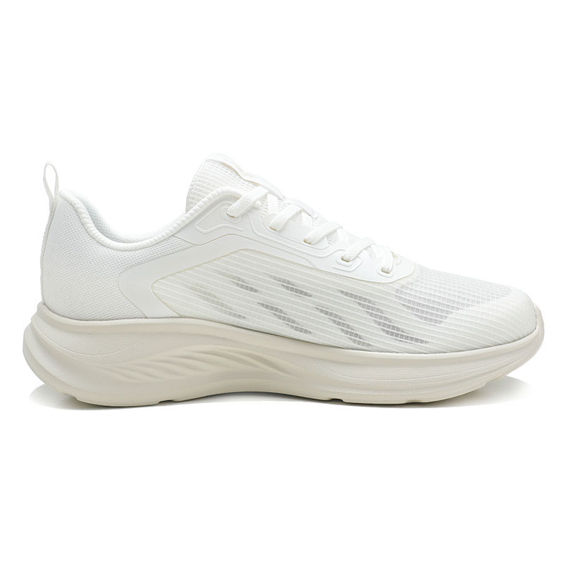 XTEP Cushioning Breathable Low top Casual Running Shoes Men’s Sail White Tea White