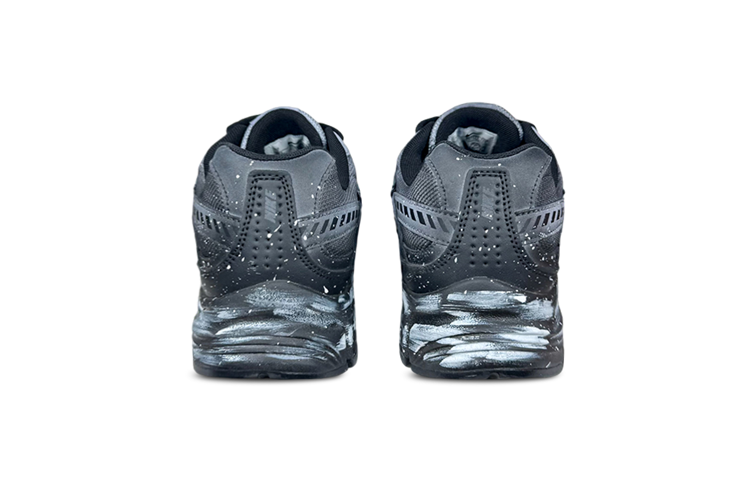Nike Initiator Running Shoes Unisex Black White Gray