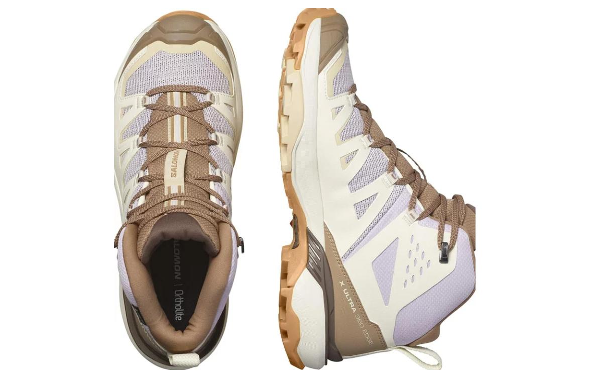 SALOMON X ULTRA 360 Outdoor Shoes Women’s High Top Brown Purple