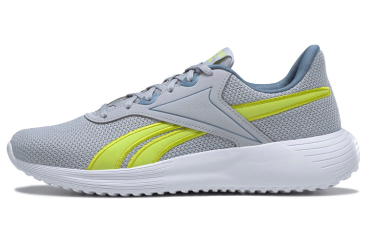 Reebok Lite Plus 3 Running Shoes Men's Low Top Gray/Yellow
