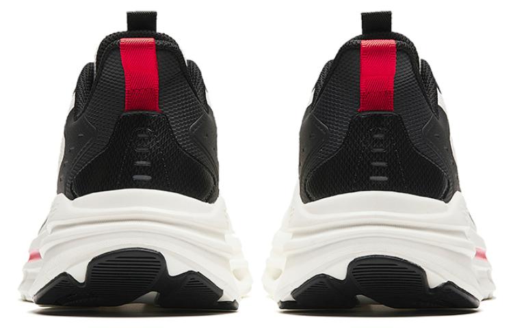 Anta Energy Ring Abrasion Resistant Breathable Low top Running Shoes Men’s Black White