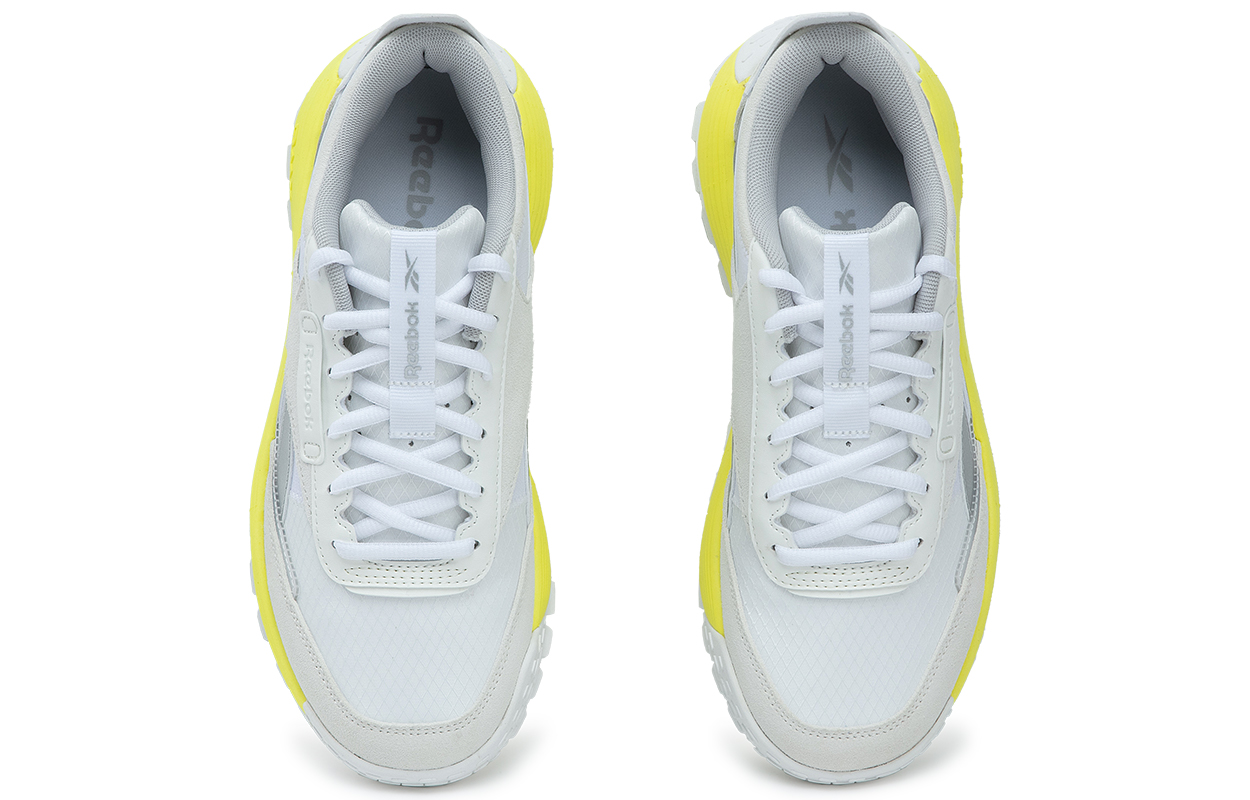 Reebok Low top Running Shoes Unisex White Yellow