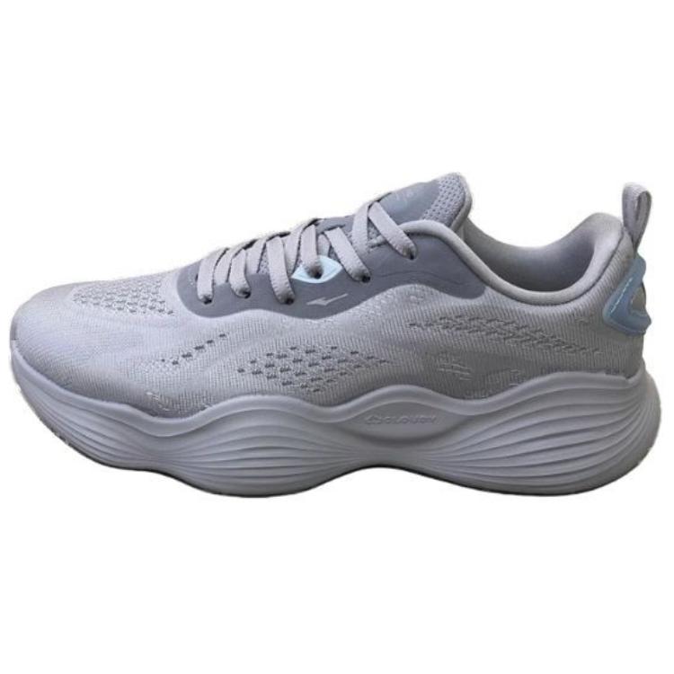 Erke Slip Resistant Abrasion Resistant Low top Casual Running Shoes Men’s Gray Blue