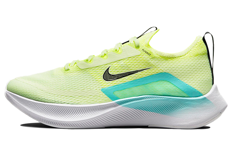 Женские кроссовки Nike Zoom Fly 4 (желто-синий)
