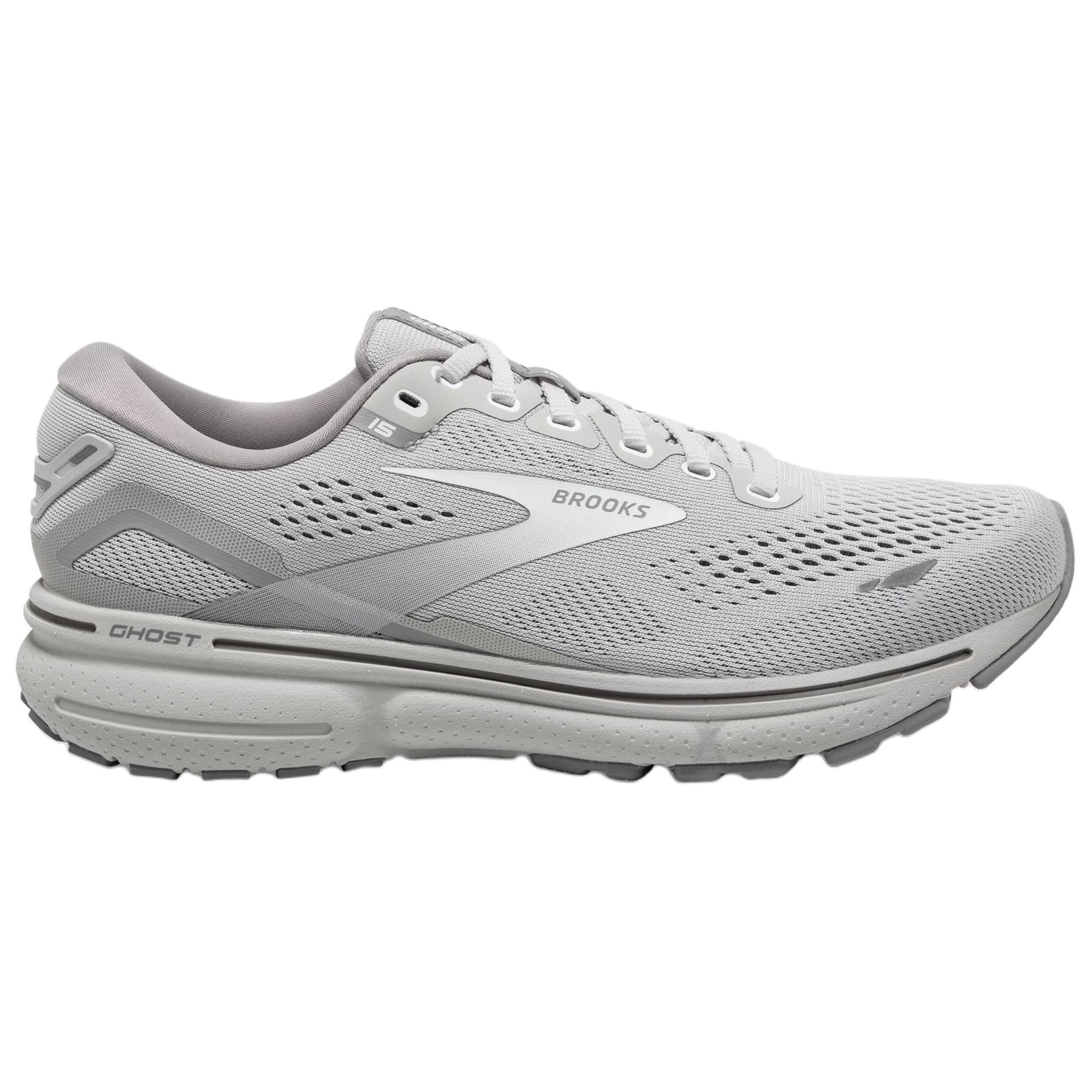 Brooks Ghost 15 Slip Resistant Abrasion Resistant Low top Running Shoes Women’s Gray