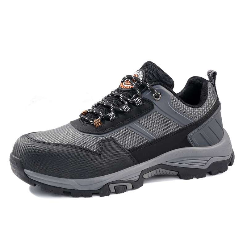 LANGTAN Impact Resistant And Abrasion Resistant Low top Outdoor Shoes Unisex Black