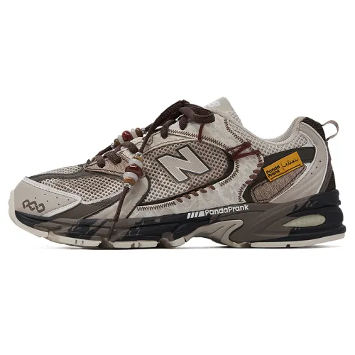 New Balance NB 530 Cushioning, Wear Resistant Low top Running Shoes Unisex Tan Brown