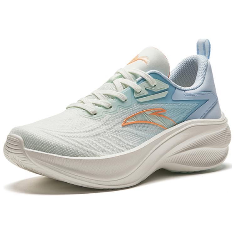 Anta Comfortable Slip Resistant Abrasion Resistant Low top Casual Running Shoes Women’s White Blue