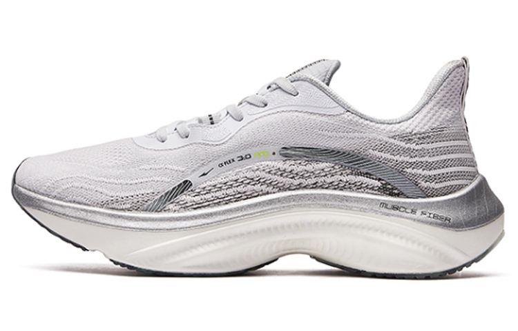 Erke Α flex Pro Comfortable Cushioning Slip Resistant Abrasion Resistant Low top Running Shoes Men’s White Black