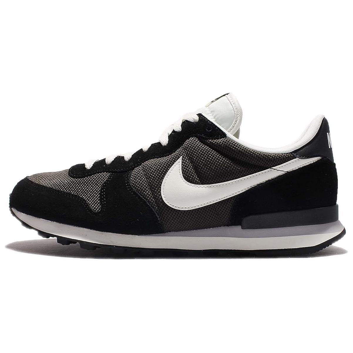 Nike Internationalist Slip Resistant Abrasion Resistant Low top Casual Running Shoes Men's Black White