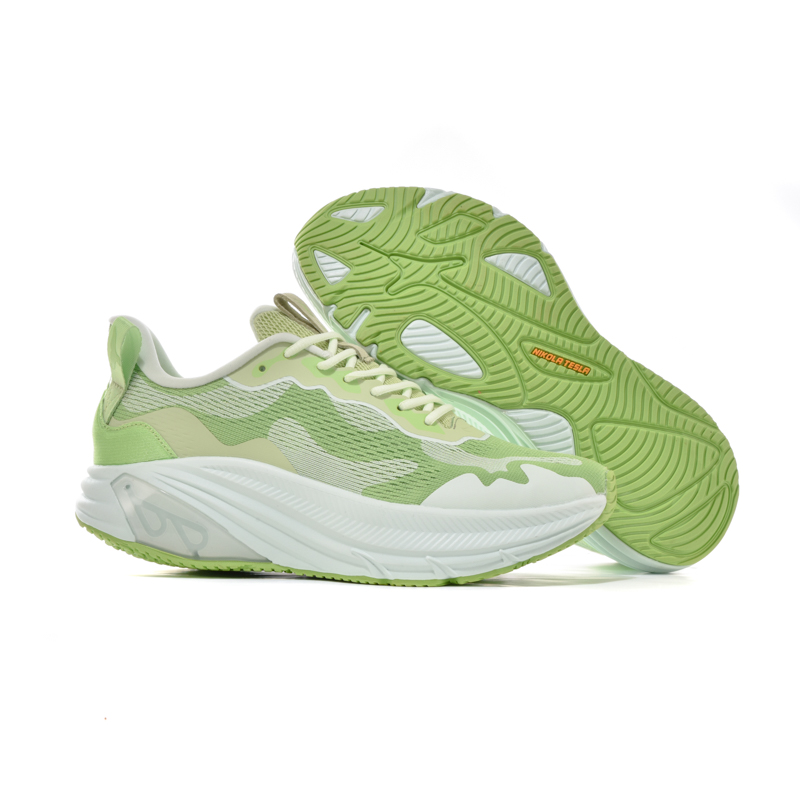 JNDO Abrasion Resistant Breathable Slip Resistant Low top Athletic Shoes Unisex Mung Bean Ice