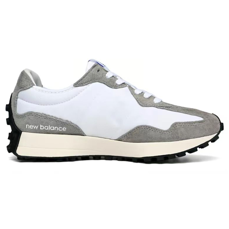 New Balance NB 327 Slip Resistant, Abrasion Resistant, Breathable Low top Running Shoes Unisex Gray White