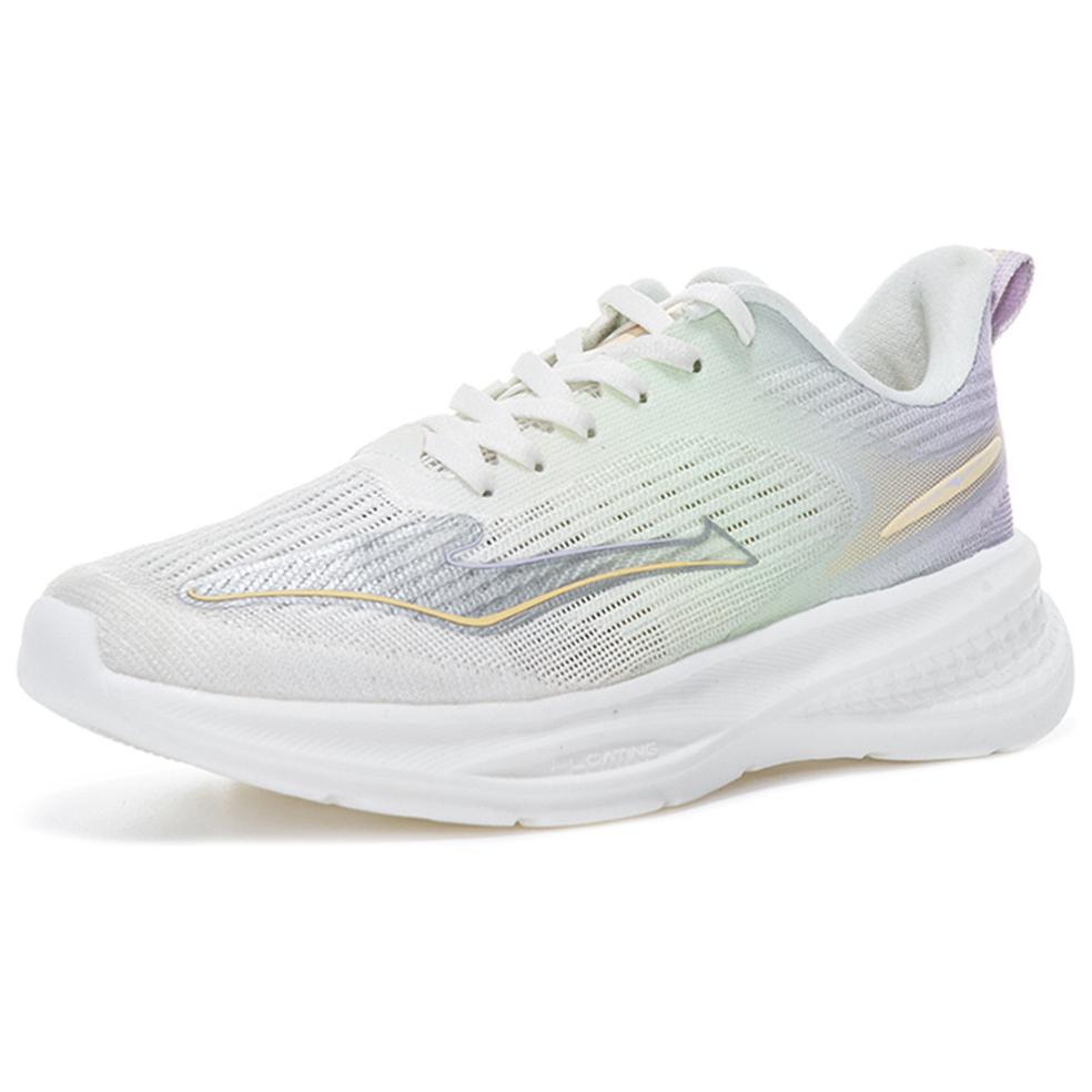 Erke Super Light Cushioning, Wear Resistant Low top Casual Running Shoes Women’s White Green Purple