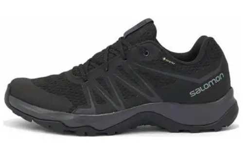 SALOMON Warra GoreTe Comfortable Abrasion Resistant Low top Outdoor Shoes Unisex Black