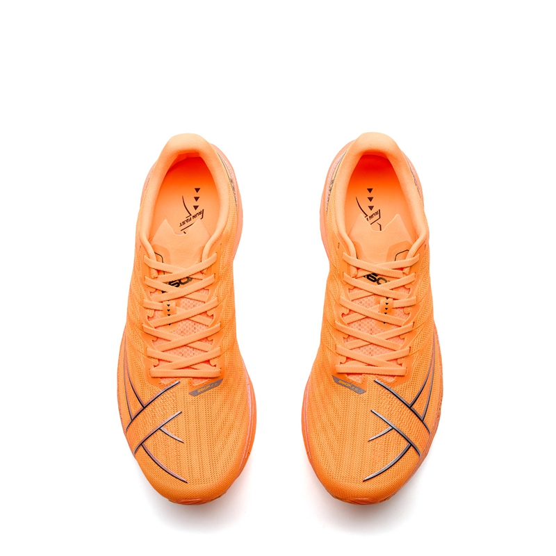 XTEP 260X 2.0 Low top Carbon Plate Marathon Training Physical Fitness Test & Exam Running Shoes Men’s Orange Heart