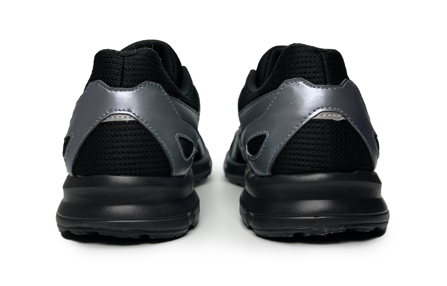 Asics Jog 100 2 Slip Resistant Abrasion Resistant Low top Running Shoes Unisex Black Silver
