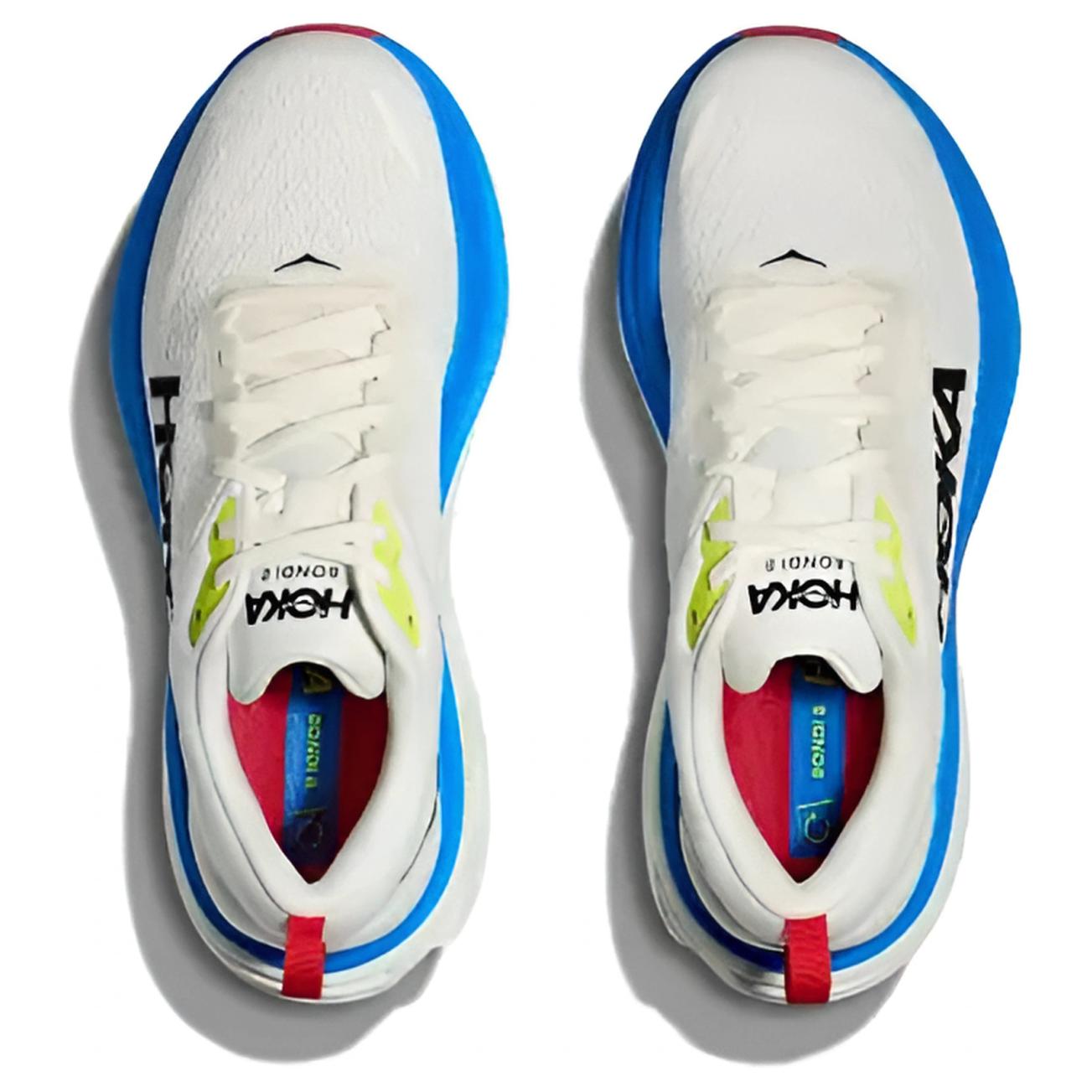 HOKA ONE ONE Bondi 8 Blanc De Blanc Virtual Blue