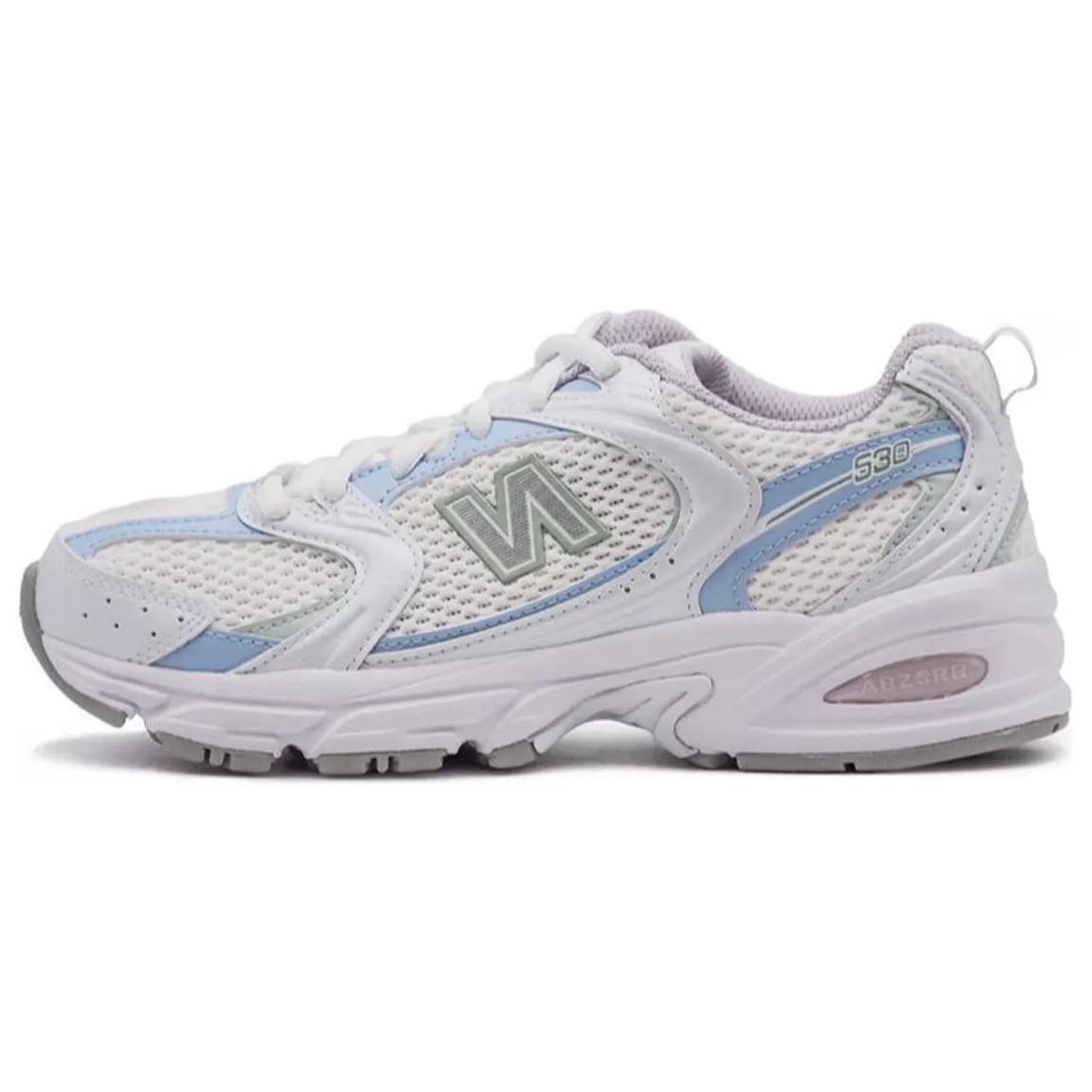 New Balance NB 530 Cushioning Abrasion Resistant Low top Casual Running Shoes Unisex White Blue Green