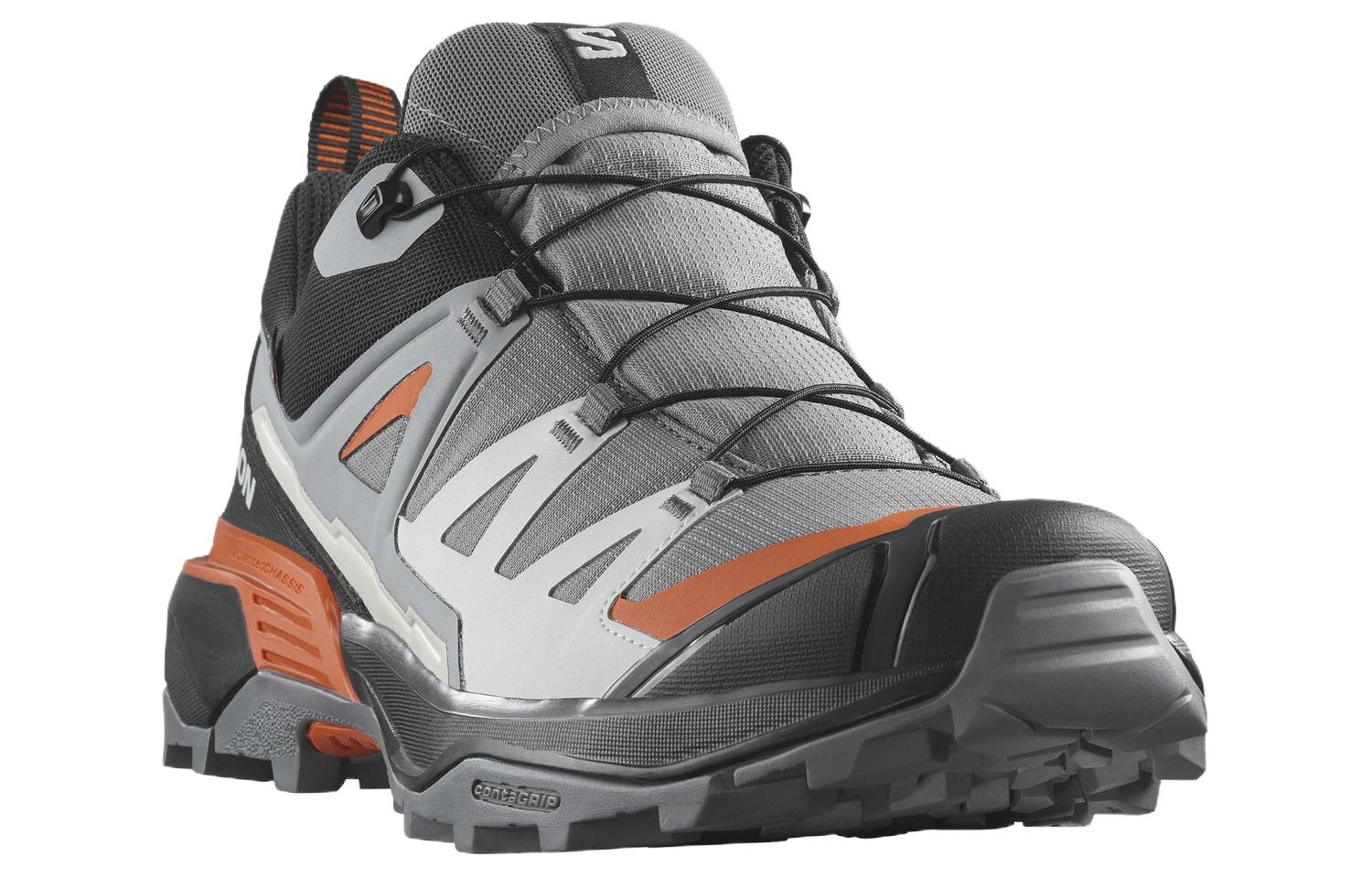 SALOMON X ULTRA 360 Gore Te Fashion Slip Resistant Low top Outdoor Shoes Men’s Gray Orange