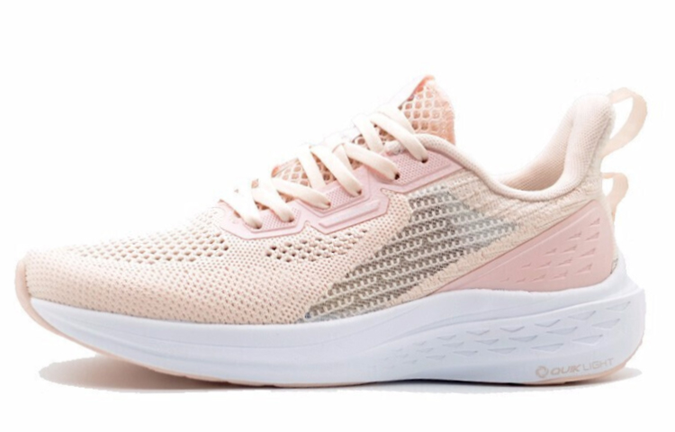 361° FlyFish 1 Breathable Low top Running Shoes Women’s Pink White Mesh