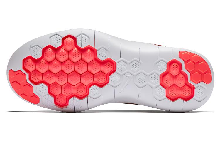 Женские кроссовки Nike Flex 2018 RN (красно-белые) — фото 6