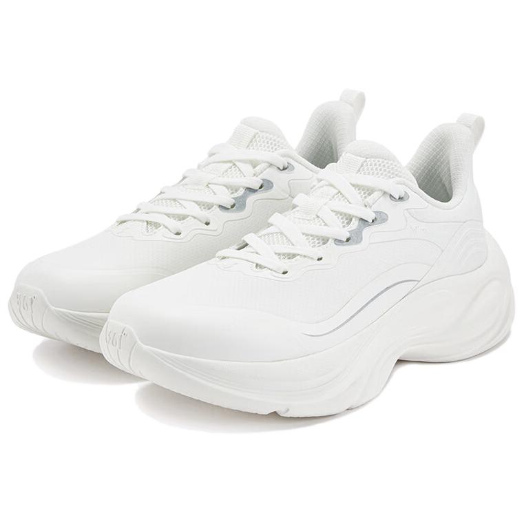 361° Spiritual Fox 2.0 Cushioning Breathable Height Increasing Low top Training Casual Running Shoes Women’s White