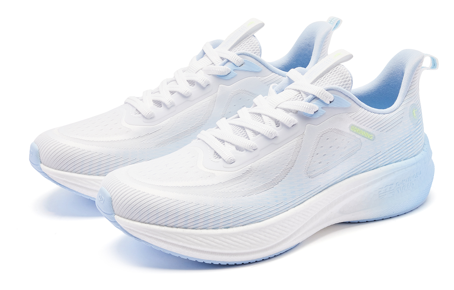 QIAODAN Swift Lite Cushioning Slip Resistant Low top Q KUNGFU TURBO Rebound Technology Sprint Running Shoes Men’s