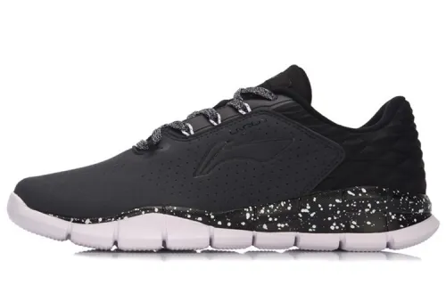 Li Ning Textile, Synthetic Leather Cushioning Slip Resistant Abrasion Resistant Support Balance Low top Running Shoes