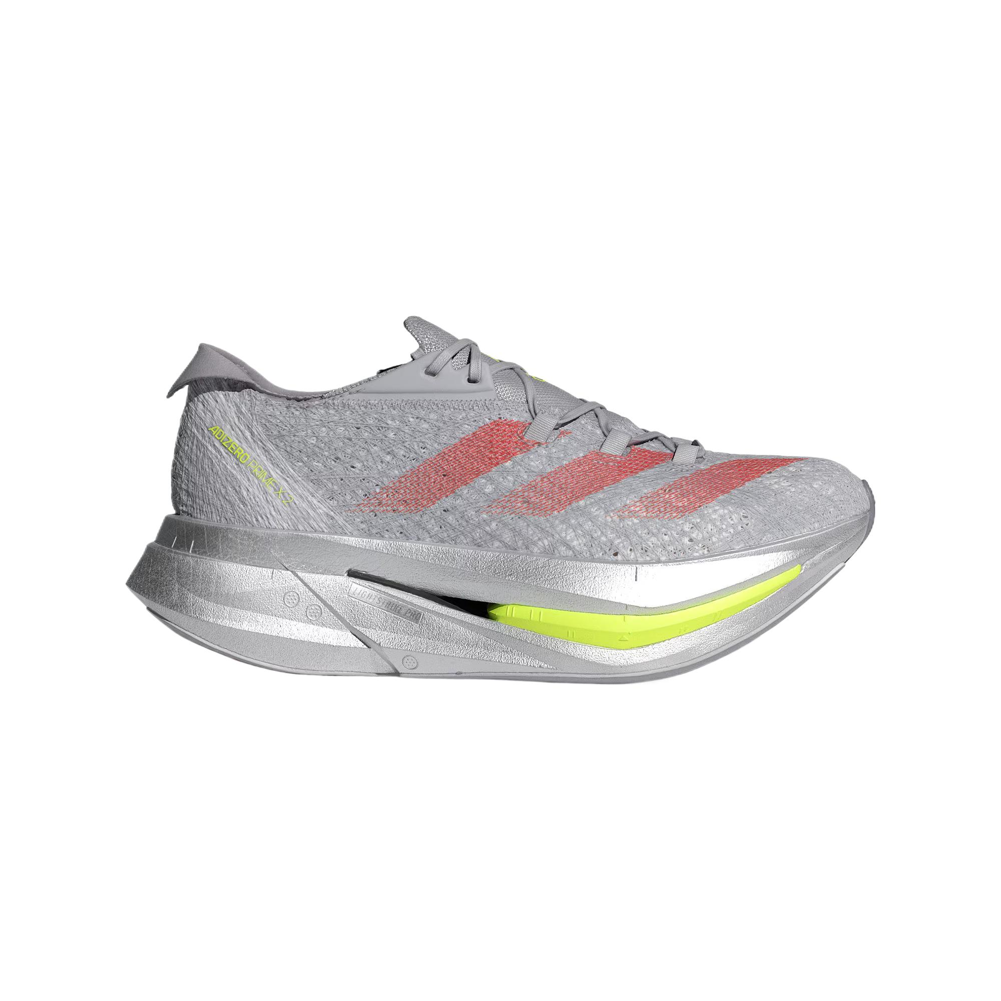 Adidas Adizero Prime X 2.0 Strung ‘Glory Grey Lucid Red’