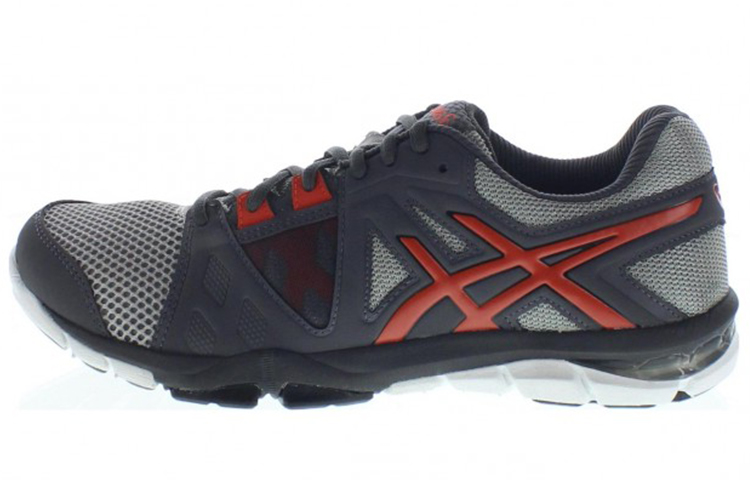 ASICS Gel Craze Running Shoes Men's Low Top Gray/Red