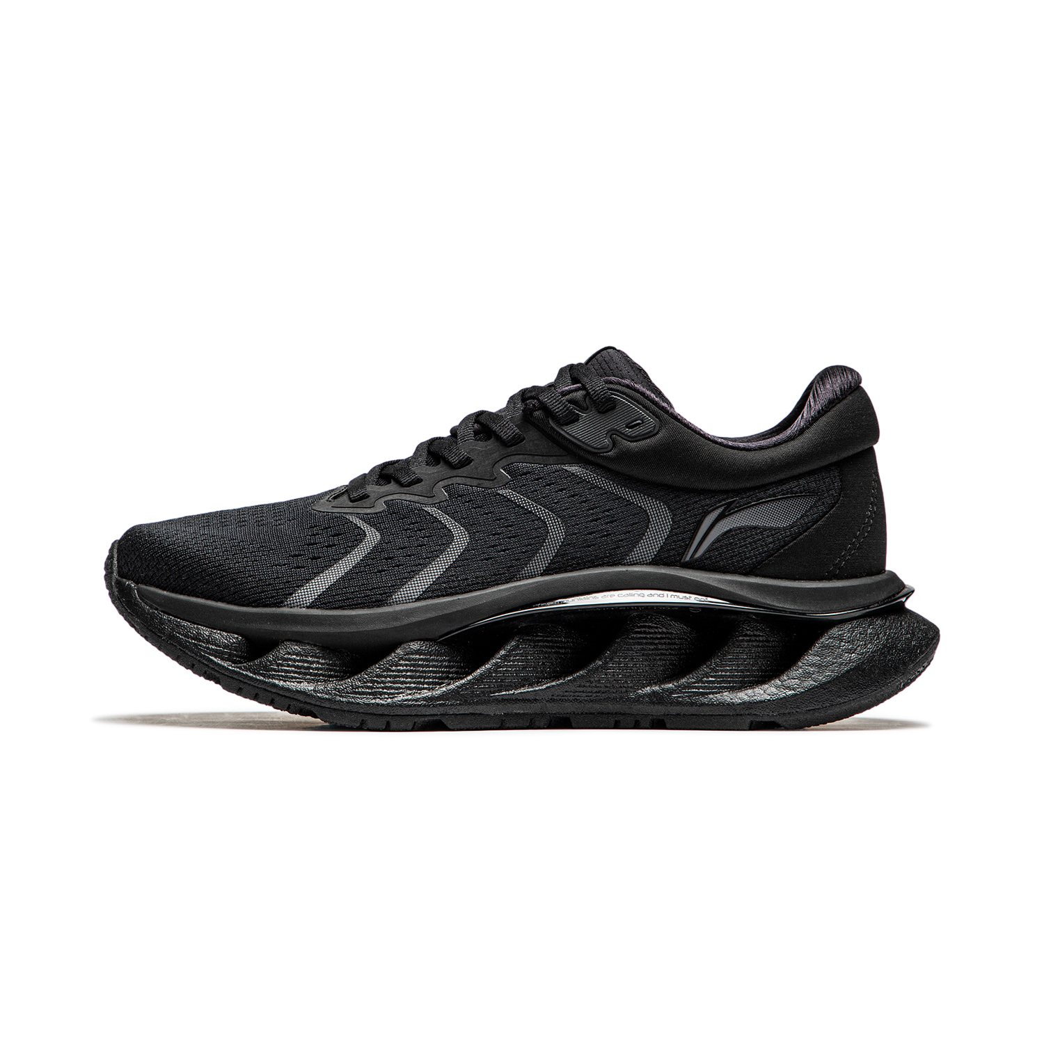 Li Ning Abrasion Resistant Abrasion Resistant Low top Running Shoes Women’s Black
