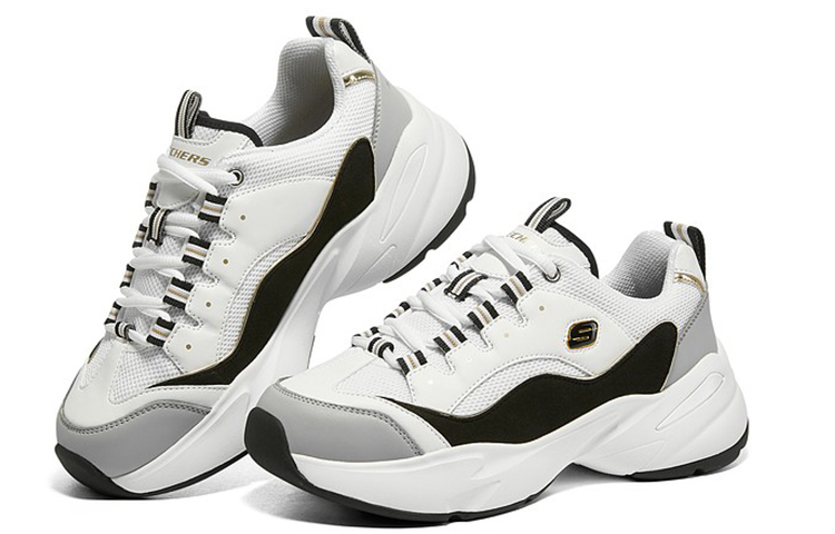 Skechers D’Lites 3.0 Cousin ‘White Gray’ Women’s