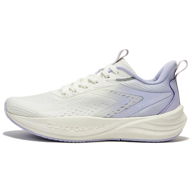 361° Abrasion Resistant Breathable Low top Casual Running Shoes Women’s White Purple