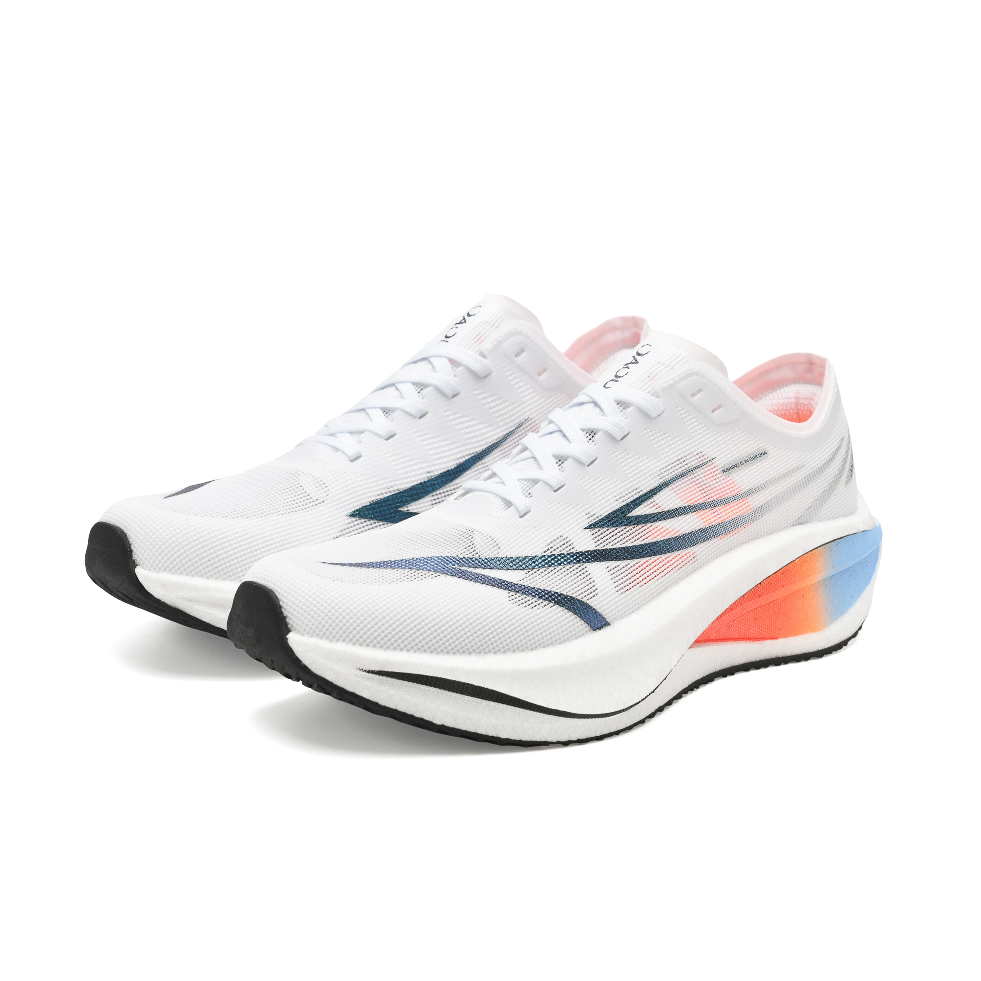 OAOU Low top Running Shoes Unisex Moonlight Orange