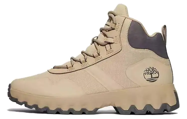 Timberland Greenstride Motion Cushioning, Wear Resistant High top Outdoor Shoes Men's Ecru