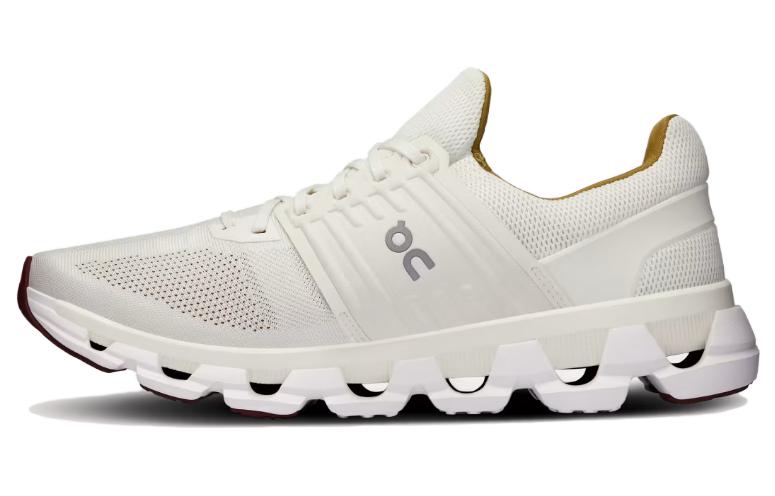 On Cloudswift Cushioning, Wear Resistant Low top Running Shoes Men’s White