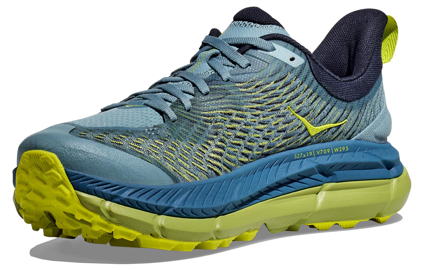 HOKA ONE ONE Mafate Speed 4 ‘Stone Blue Dark Citron’