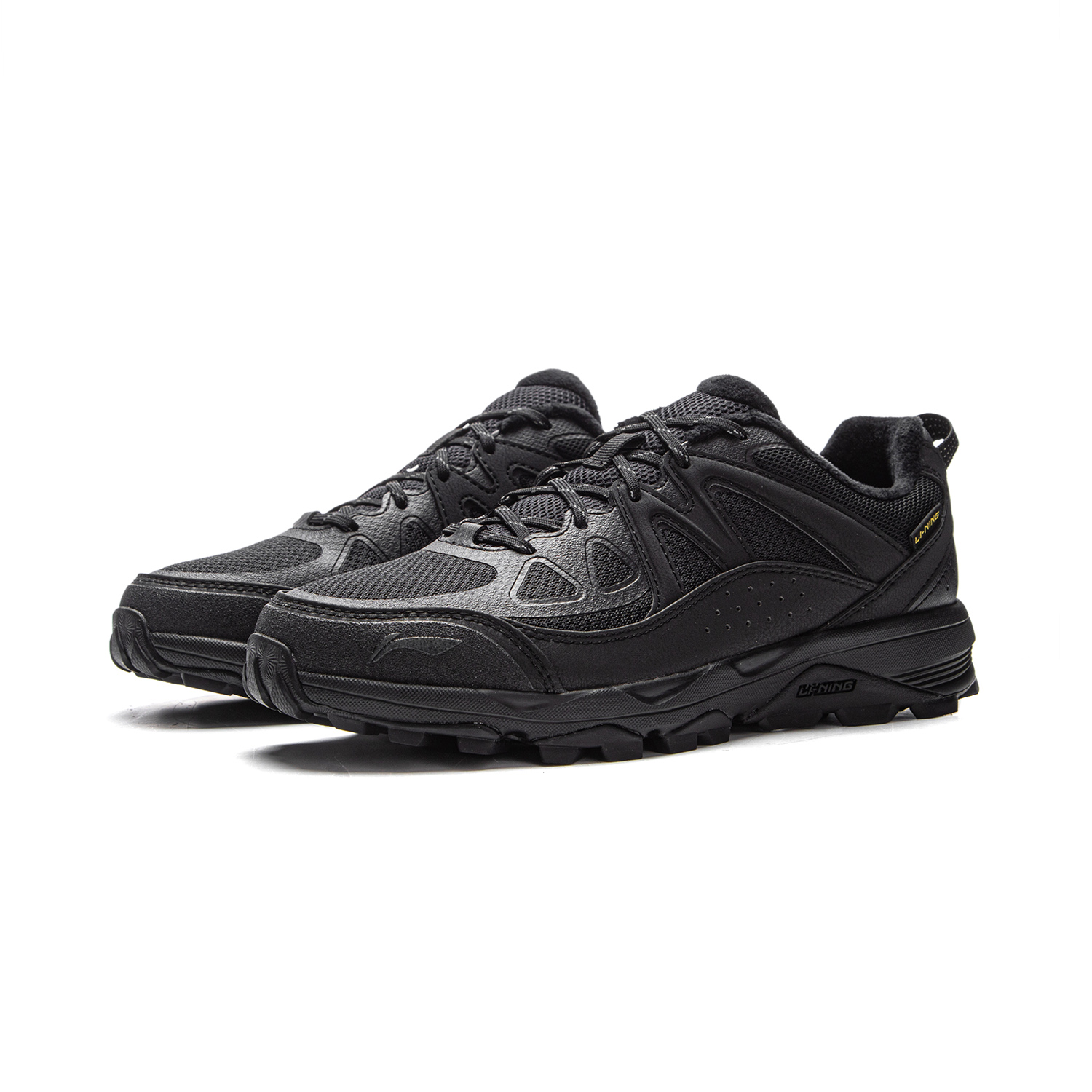 Li Ning Gundam Cushioning Slip Resistant Abrasion Resistant Breathable Rebound Low top Trail Running Shoes