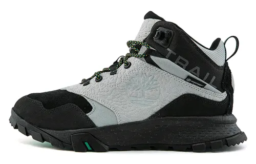Timberland Garrison Trail Waterproof Mid Hiker Boots 'Gray Black'
