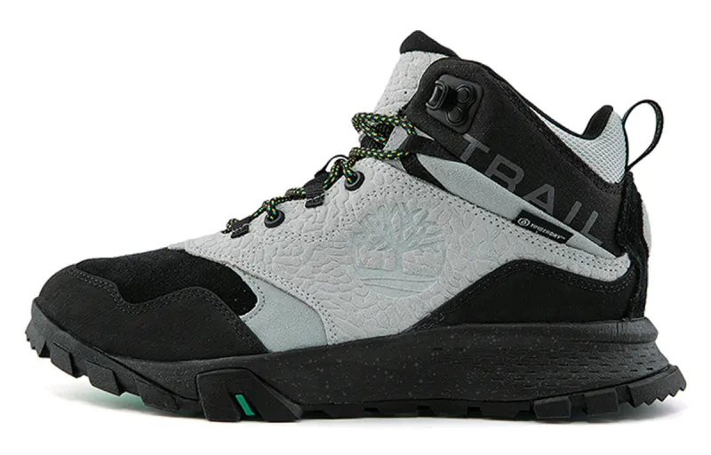 Timberland Garrison Trail Waterproof Mid Hiker Boots 'Gray Black'