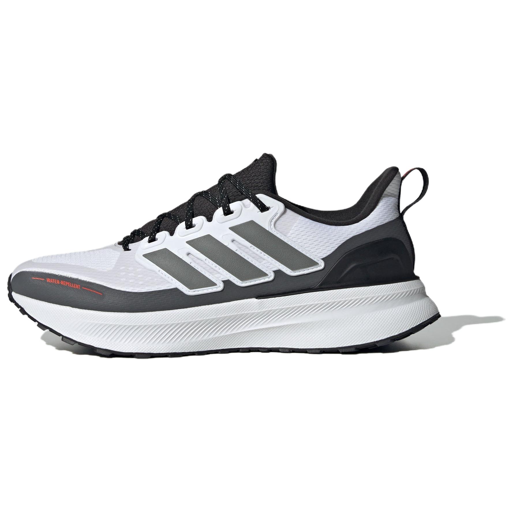 Adidas ULTRARUN 5 Slip Resistant Abrasion Resistant Low top Running Shoes Men’s White Gray
