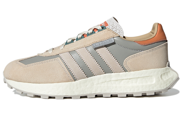 Adidas originals Retropy E5 retro comfortable rubber wear-resistant and breathable low-top training running shoes men and women same style beige