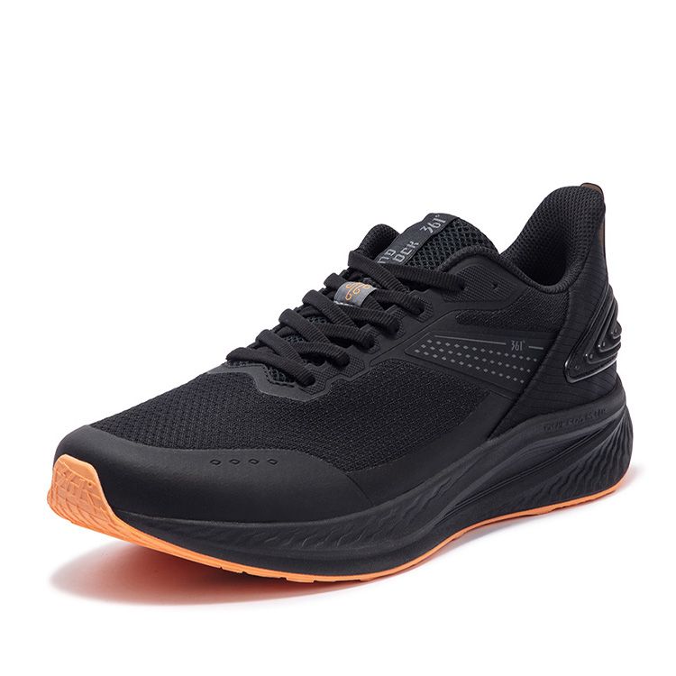 361° Sharp Sparkle Slip Resistant Abrasion Resistant Low top Running Shoes Men’s Black Orange