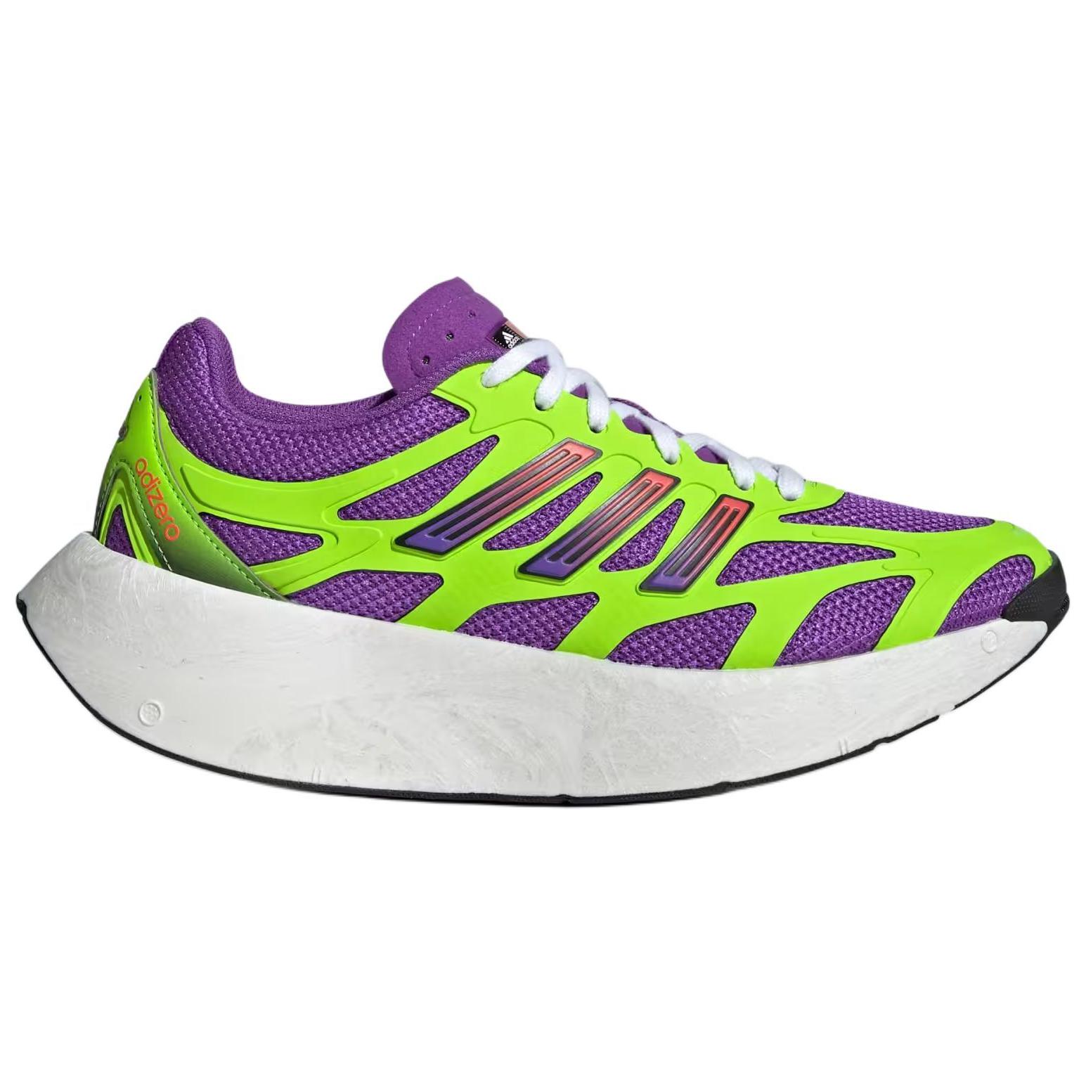 Adidas Adizero Aruku Slip Resistant Abrasion Resistant Low top Casual City Commuting Running Shoes Women’s Green Purple