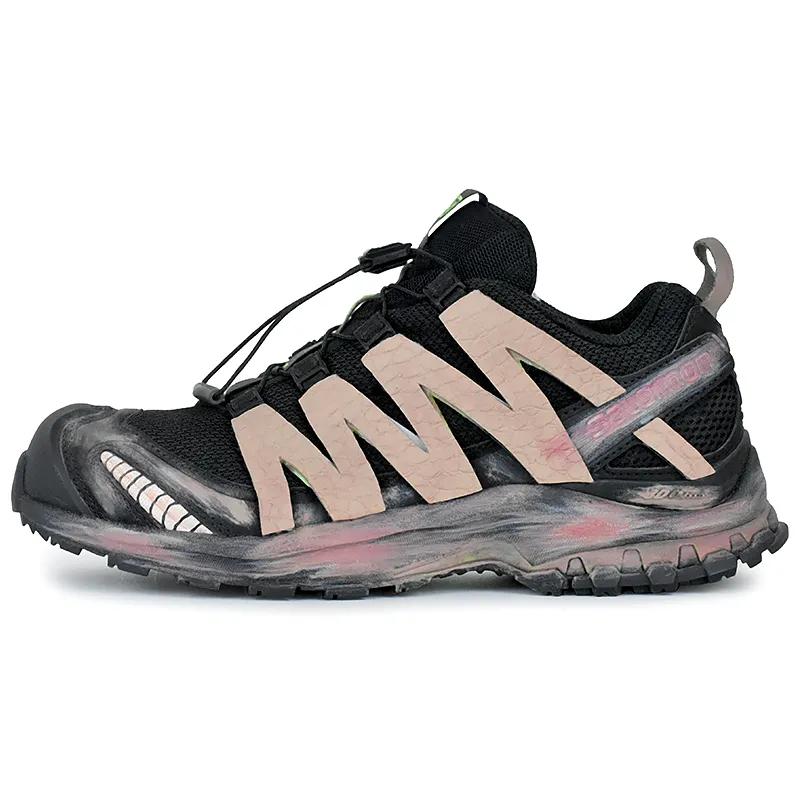 SALOMON XA Pro 3D ADV Low top Outdoor Shoes Unisex Black Pink