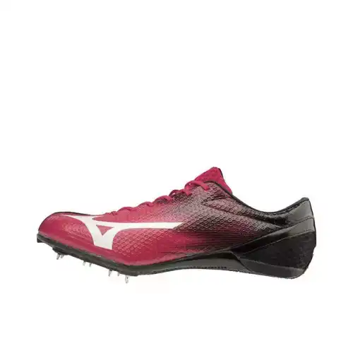 Mizuno Cushioning Abrasion Resistant Cushioning, Wear Resistant Low top Running Shoes Unisex Red Black